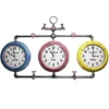 OH Metal Artwork Metal Wall Art, Iron Faucet Pipe Wall Decoration, European Ktv Bar Restaurant Decoration Wall Clock,Yellow, Blue and Red,100X65X5Cm Ready to Hang Fashion steampunk buy now online