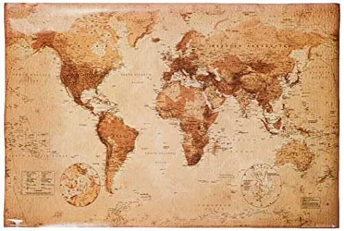 GB eye LTD GN0430 , World Map, Antique Style, Maxi Poster, 61 x 91.5 cm, Paper, Multi-Coloured steampunk buy now online