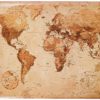 GB eye LTD GN0430 , World Map, Antique Style, Maxi Poster, 61 x 91.5 cm, Paper, Multi-Coloured steampunk buy now online