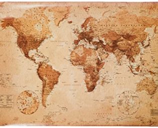 GB eye LTD GN0430 , World Map, Antique Style, Maxi Poster, 61 x 91.5 cm, Paper, Multi-Coloured steampunk buy now online