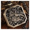 Pocket Watch Bronze Carved Hollow Unique Mechanical Pocket Watch Men Skeleton Fob Pendant Watches Steampunk Clock Clock (Color : C) steampunk buy now online