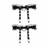 alisikee 2pcs Adjustable Lace Heart-Shaped Thigh Garter with Anti-Slip Clips, Elastic Leg Garter for Ladies, Black steampunk buy now online