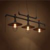 Wlnnes 3 Lights Retro Vintage Personality Bronze Metal Water Pipe Shaped Chandelier Water Pipe Chandelier Hanging Drop Pendant Lamp Holder Light Base Edison Bulb Steampunk Pipe Industrial Style steampunk buy now online