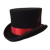 Black Felt Top Hat Festivals Gothic Steampunk Weddings sizes S-XXL by KarmaAccessoriesShop steampunk buy now online