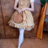 Lolita Amber JSK by Viviana Iris Kawaii Jfashion Fairy Kei Classic Lolita Country Lolita Dress Steampunk by VivianaIrisFashions steampunk buy now online