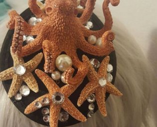 Octopus hat, Octopos fascinator, Octopus, cephalopod, MsFormaldehyde, Tiki, Pinup, Steampunk by msformaldehyde steampunk buy now online