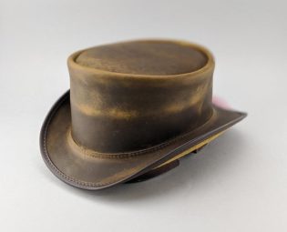 Steampunk Marlow Top Hat, UN Banded by QualityTopHats steampunk buy now online
