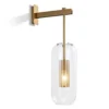 Wall Light Indoor Modern Simple Light Luxury Lantern Wall Hanging Lamp E14 Socket Glass Lampshade Gold Color Wrought Iron Wall Lamp for Living Room Bedroom Restaurant Hallway steampunk buy now online