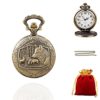 Best Gift Animal Quartz Pocket Watch Fashion Pendant for Men,Pocket Watch Fashion Gift steampunk buy now online