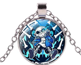 Anime Undertale Sans Poster Pendant Necklace Art Photo Glass Necklaces Jewelry Gifts for Fans Souvenir Collection steampunk buy now online