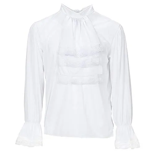 Character Shirt White Costume for Pirate Peter Pan Fancy Dress steampunk buy now online