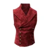 WANGSHE Men's Autumn and Winter Vintage Tailcoat Vests Collar Button Formal Wedding Photo Shoot Vest Suit Waistcoat Red steampunk buy now online WANGSHE Men's Autumn and Winter Vintage Tailcoat Vests Collar Button Formal Wedding Photo Shoot Vest Suit Waistcoat Red steampunk buy now online