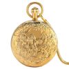 GANFANREN Double Open Cover Automatic Mechanical Pocket Watch Arabic Numerals Watch Face Pendant Gift Man steampunk buy now online