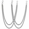 KingYH 2 Pack Chain for Jeans Pants Chain 62cm Double Multilayer Trousers Pocket Chain Wallet Chain Clips for Men Women Fashion Hip Hop Jeans Punk Rock Gothic Trouser Keys Wallet Clothes Accessories steampunk buy now online