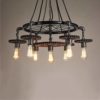 YANGQING Light Lamp Retro Nostalgic Industrial Wind Gear Chandelier 7 Antique Water Pipe Chandeliers Steampunk Ming Pendant Light E27/E26 Vintage Restaurant Cafe Bar Hanging Lights steampunk buy now online