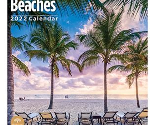 2022 Beaches Wall Calendar by Bright Day, 12 x 12 Inch, Beautiful Destinations steampunk buy now online