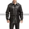 Black Genuine Leather Coat Mens Steampunk Gothic Coat Trench Coat Real Sheep Leather Coat Leather Jacket - Hand Made Real Leather Coat by LeatherExpertsItaly steampunk buy now online