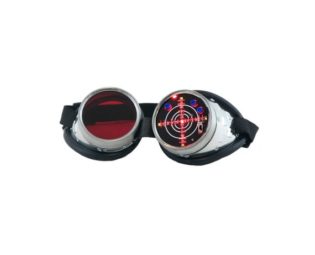 DSF Headhunter LED Light Up Goggles - Red or Green - Cross hair sniper ceber rave goth lenses - 10100 by DSFUSION steampunk buy now online