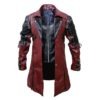 Gothic Coat Red Maroon Steampunk Leather Military Trench Coat by LederLeather steampunk buy now online