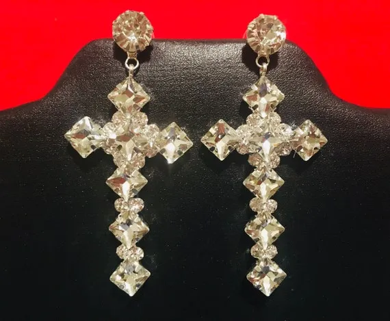 Statement Cross Faux Crystal Lightweight Earrings,Crucifix,Religious,Geometric,Dangle,Vintage Art Deco Baroque Style,Gothic,Goth,Punk,Grunge by TheSparkleBoxUK steampunk buy now online Statement Cross Faux Crystal Lightweight Earrings,Crucifix,Religious,Geometric,Dangle,Vintage Art Deco Baroque Style,Gothic,Goth,Punk,Grunge by TheSparkleBoxUK steampunk buy now online