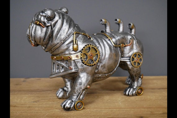 Steampunk Bulldog Steampunk Ornament ID7147 by idustrialdesignco steampunk buy now online
