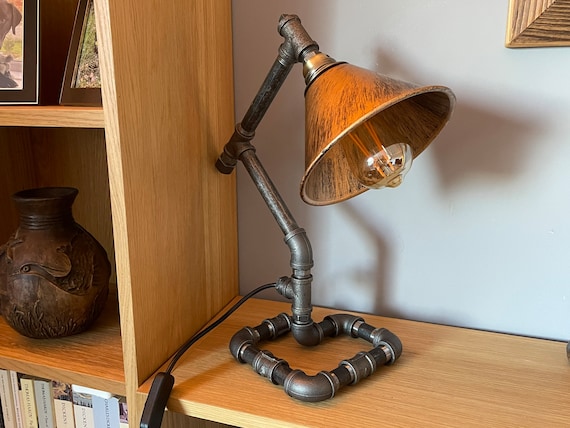 Steampunk style small table lamp by SteampunkByAdam steampunk buy now online