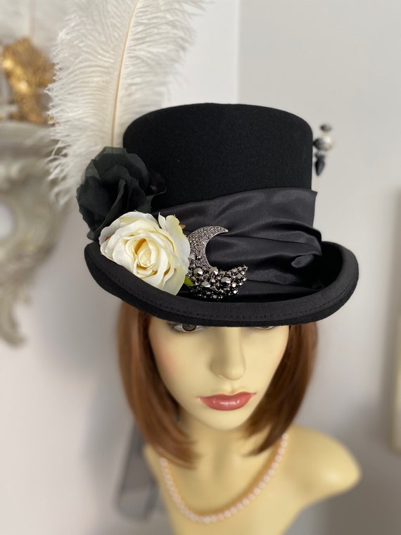STEVIE NICKS HAT Top Hat Festival Period Drama by FantaziaUK steampunk buy now online