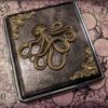 Vintage Styled Steampunk Kraken Faux Leather Cigarette Case by MadeAfterDark steampunk buy now online