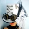 White Mens Top Hat,Gentleman Hat Goethe Noble Steampunk Hat,Festival Party Vintage Party Hat,Masquerade Accessories by mostalk steampunk buy now online