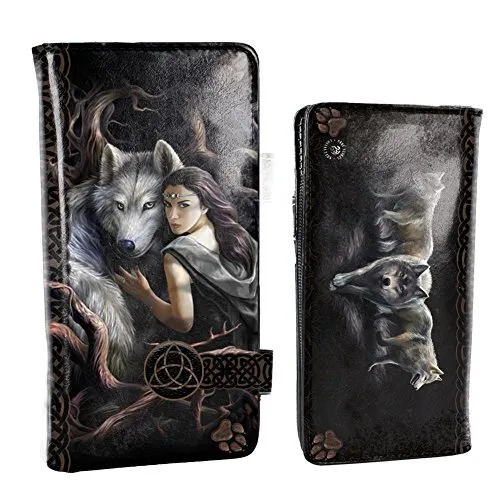 Nemesis Now B3929K8 Soul Bond Anne Stokes Embossed Purse 19cm Black, PU, 18.5cm steampunk buy now online