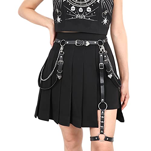 Women's Punk Waist Chain Belt Gothic Rock Women Body Chains Accessories for Dress Skirt for Halloween Cosplay Party by JASGOOD steampunk buy now online