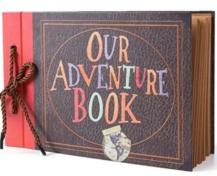 Vienrose Our Adventure Book Scrapbooks Album Up Movie Scrap Photo Book Embossed Words DIY Anniversary Gifts for Boyfriend Couples steampunk buy now online