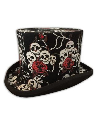The Day of the Living Dead Felt Top Hat Festivals Gothic Steampunk sizes S-XXL by KarmaAccessoriesShop steampunk buy now online