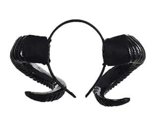 Changlesu Gothic Sheep Horn Punk Headband Forest Animal Photography Cosplay Photo Props Steampunk Hair Accessory (Black) steampunk buy now online