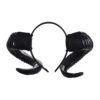 Changlesu Gothic Sheep Horn Punk Headband Forest Animal Photography Cosplay Photo Props Steampunk Hair Accessory (Black) steampunk buy now online