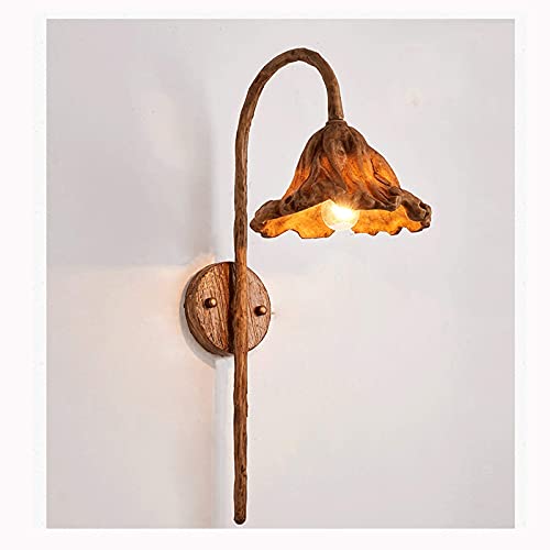 GLXLSBZ Wall Lamp Oriental Tradition Wall Lamp Creative Lotus Leaf Wall Lamp, Personality Tea Room Decoration Wall Sconces for Study Livin(Home Lighting) steampunk buy now online