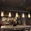 Water Pipe Simple And Stylish Steampunk Retro Chandelier Restaurant Bar Rust Red Home Decoration American Industrial Loft Chandelier Beautiful steampunk buy now online