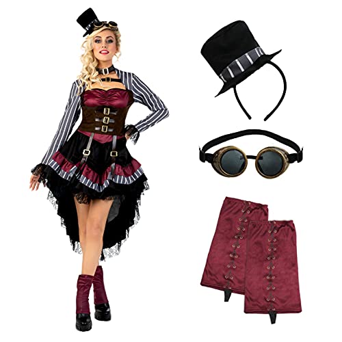 Morph Costumes Deluxe Steampunk Costume Women Gothic Victorian Halloween Costumes For Women Medium steampunk buy now online