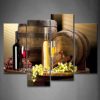 Various Wine With Grape Wall Art For Kitchen Painting Pictures Print On Canvas Food The Picture For Home Modern Decoration steampunk buy now online