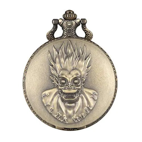 Retro Creative Monkey King Big Eyes Quartz Pocket Watch Steampunk Chain Necklace Pendant Antique Collection Gifts for Men Women steampunk buy now online