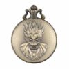 Retro Creative Monkey King Big Eyes Quartz Pocket Watch Steampunk Chain Necklace Pendant Antique Collection Gifts for Men Women steampunk buy now online