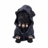 Nemesis Now Canine Cloaked Grim Reaper Dog Figurine, Polyresin, Black, 17cm steampunk buy now online