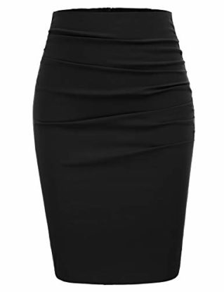 GRACE KARIN Winter Skirts Ladies Retro Skirt Fashion high Waist Skirts XXL Black steampunk buy now online
