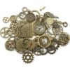 HERZWILD Steampunk Gears 100g Assorted Metal Clock Watch Gear Charms Vintage,40pcs gothic charms in bronze colour Pendant Charms Gear Wheel Steampunk Pendant for Jewellery Crafts Making. steampunk buy now online