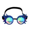 Spiked Retro Kaleidoscope Glasses Crystal Rainbow Steampunk Goggles Welding Style Eye Protection Goggles Cosplay Punk Goggles steampunk buy now online
