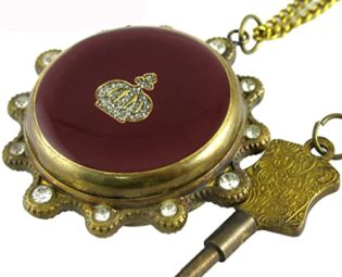 RENSLAT Antique Pure Copper Crown Diamond Hand Winding Up Mechanical Pocket Watch Retro Vintage Old Clock Mens Women Treasure steampunk buy now online