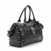 Women Skull Handbag Tote Purse Large Capacity Gothic Shoulder Bag with Strap Studded Doctor Handbag, Black steampunk buy now online