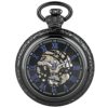 Gentleman Pocket Watch, Pocket watch,Roman numeral display mechanical pocket watch manual winding men's gift (Color : Silver) steampunk buy now online