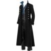 AeasyG Medieval Steampunk Halloween Costumes for Men Gothic Overcoat Vintage Tailcoat Jacket Renaissance Pirate Victorian Costume Trench steampunk buy now online