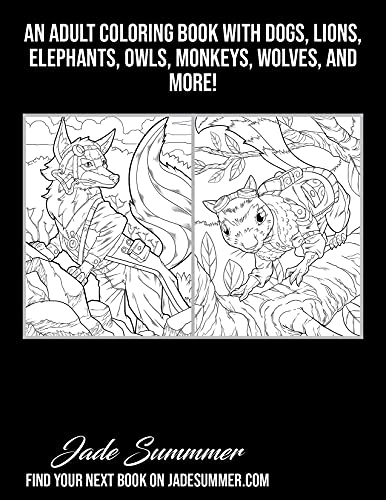 Steampunk Animals: An Adult Coloring Book with Dogs, Lions, Elephants, Owls, Monkeys, Wolves, and More! (Steampunk Coloring Books for Adults) steampunk buy now online
